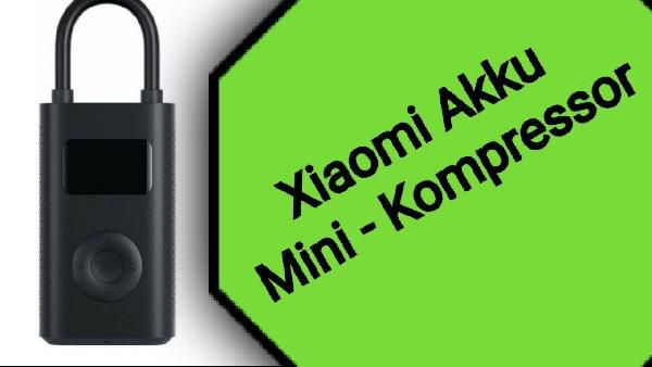Xiaomi elektrische Mini-Luftpumpe mit Akku für 33,29€ - aus DE Xiaomi elektrische Mini Luftpumpe mit Akku für 33,29€ aus DE