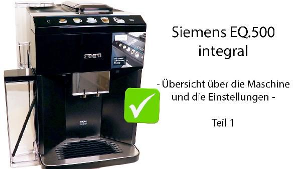 SIEMENS TP501D09 EQ500 Classic Kaffeevollautomat für 489€ (statt 570€) SIEMENS TP501D09 EQ500 Classic Kaffeevollautomat für 489€ (statt 570€)