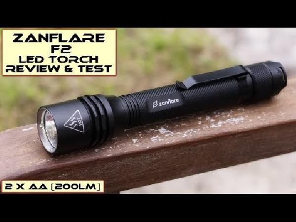 zanflare F2 LED Taschenlampe mit 4 Modi für 6,34€ zanflare F2 LED Taschenlampe mit 4 Modi für 6,34€