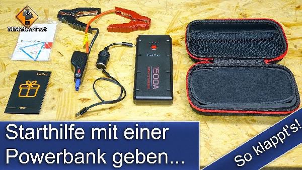 Tragbare Starthilfe mit 1500A von ABOX für 45,57€ (statt 76€) Tragbare Starthilfe mit 1500A von ABOX für 45,57€ (statt 76€)