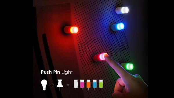 Pins mit Licht im 5er Pack für 0,83€ Pins mit Licht im 5er Pack für 0,83€