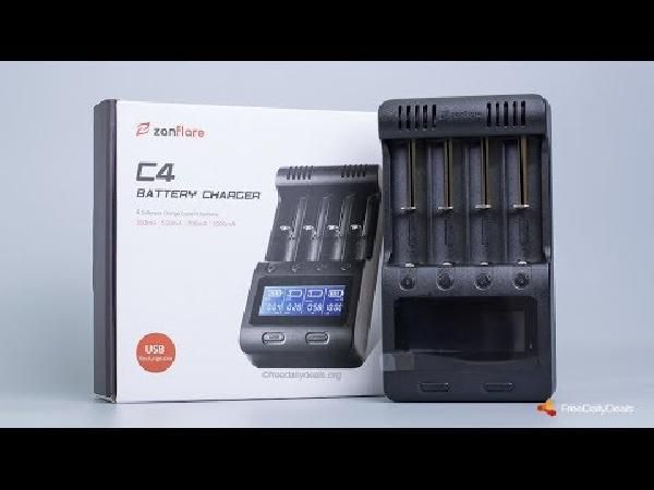 Zanflare C4 - Batterieladegerät für 18,19€ - Prime Zanflare C4 Batterieladegerät für 18,19€ Prime