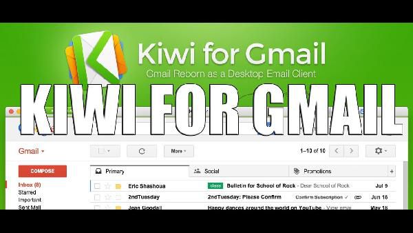 MacOS-App: MacOS App: Kiwi for Gmail kostenlos (statt 11€)