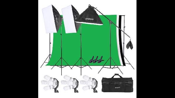 Andoer Studioset mit Greenscreen, 3 Softboxen & mehr für 84,49€ (statt 130€) Andoer Studioset mit Greenscreen, 3 Softboxen & mehr für 84,49€ (statt 130€)