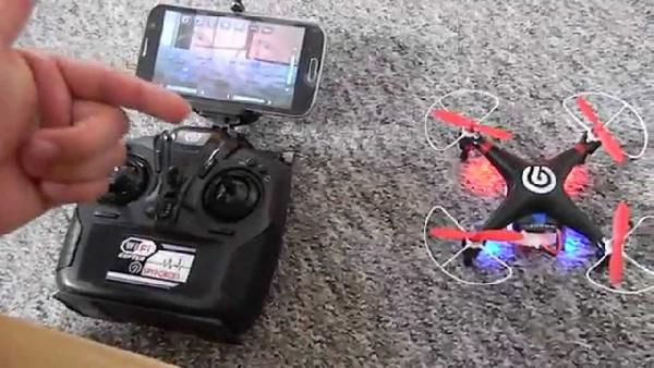 NINETEC Spyforce1 - Kameradrohne mit Live Übertragung auf das Smartphone für 44,44€ NINETEC Spyforce1 Kameradrohne mit Live Übertragung auf das Smartphone für 44,44€