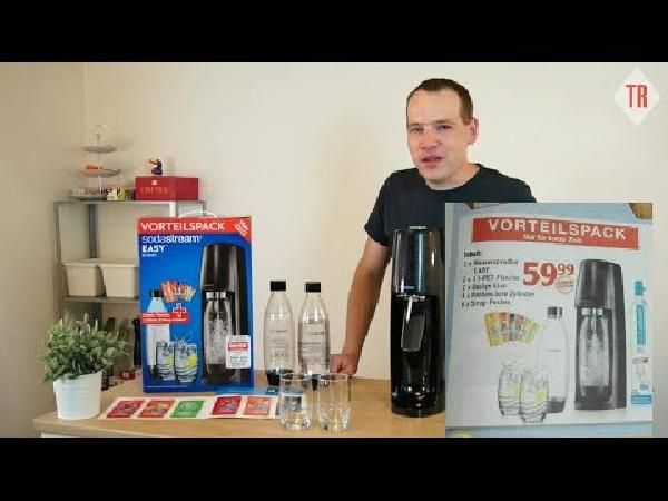 SodaStream Easy Promopack mit Zylinder, 2 Flaschen, 2 Gläser für 47,99€ SodaStream Easy Promopack mit Zylinder, 2 Flaschen, 2 Gläser für 47,99€