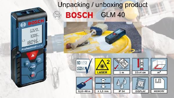 Laser-Entfernungsmesser Bosch GLM 40 Professional für 38,09€ (statt 67€) Laser Entfernungsmesser Bosch GLM 40 Professional für 38,09€ (statt 67€)