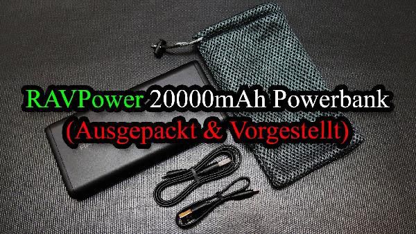 RAVPower RP-PB006 - Powerbank mit 20000mAh für 17,99€ bei Prime (statt 29€) RAVPower RP PB006 Powerbank mit 20000mAh für 17,99€ bei Prime (statt 29€)