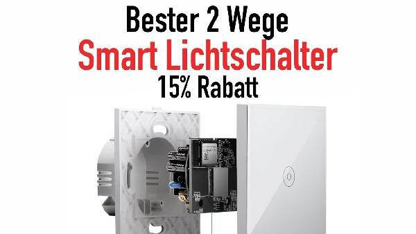 Smart WiFi 2-Wege Wandschalter mit Alexa oder Google für 17,49€ (statt 30€) Smart WiFi 2 Wege Wandschalter mit Alexa oder Google für 17,49€ (statt 30€)
