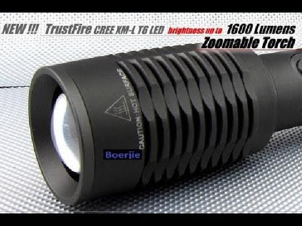 Trustfire T1 XM-L 1600 Lumen Taschenlampe für 17,19€ Trustfire T1 XM L 1600 Lumen Taschenlampe für 17,19€