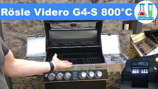 Roesle Gasgrill Videro G4-S in Schwarz mit 4 Hauptbrennern für 594,15€ (statt 668€) Roesle Gasgrill Videro G4 S in Schwarz mit 4 Hauptbrennern für 594,15€ (statt 668€)