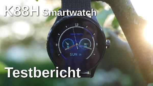 K88H Smartwatch mit Metall-Armband und Siri-Funktion für 40€ K88H Smartwatch mit Metall Armband und Siri Funktion für 40€