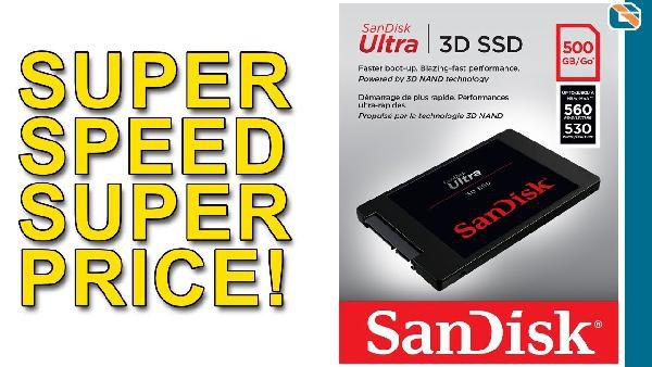 Sandisk Ultra 3D SSD 512GB ab 59€ (statt 67€) Sandisk Ultra 3D SSD 512GB ab 59€ (statt 67€)