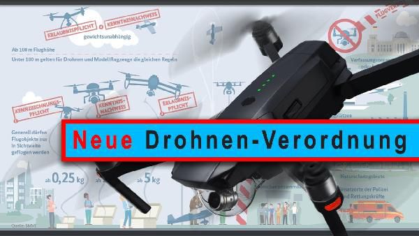 Neues Drohnengesetz - Was muss man beachten? Neues Drohnengesetz Was muss man beachten?