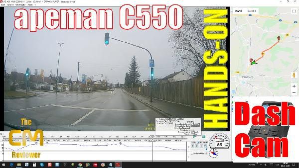 APEMAN C550A 1080p Dual Dashcam mit GPS für 40€ (statt 69€) APEMAN C550A 1080p Dual Dashcam mit GPS für 40€ (statt 69€)