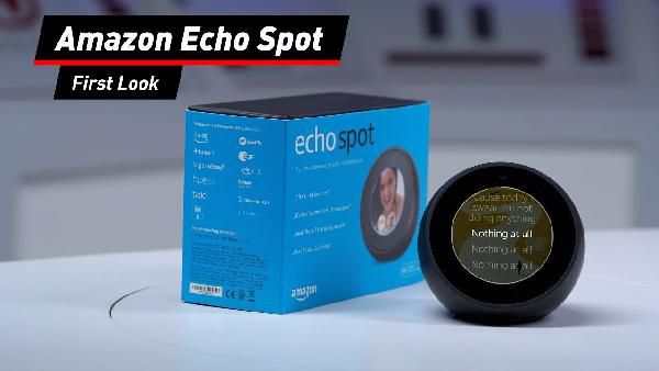 Amazon Echo Spot Sprachgesteuerter 🔈Lautsprecher mit Bildschirm für 99,99€ (statt 118€) Amazon Echo Spot Sprachgesteuerter 🔈Lautsprecher mit Bildschirm für 99,99€ (statt 118€)
