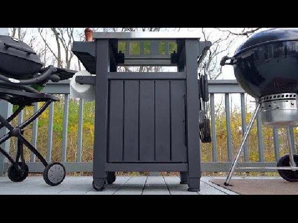 Keter BBQ-Beistelltisch Unity mit Edelstahl-Arbeitsplatte 70x54x90cm für 116,97€ (statt 150€) Keter BBQ Beistelltisch Unity mit Edelstahl Arbeitsplatte 70x54x90cm für 116,97€ (statt 150€)