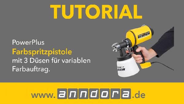 Elektrische Farbspritzpistole mit 900ml & 400W für 34,82€ (statt 43€) Elektrische Farbspritzpistole mit 900ml & 400W für 34,82€ (statt 43€)