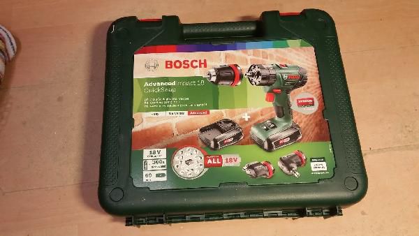 Vorbei! Bosch Akku Schlagbohrschrauber AdvancedImpact 18 QuickSnap mit 2 Akkus für 87,40€ (statt 134€) Vorbei! Bosch Akku Schlagbohrschrauber AdvancedImpact 18 QuickSnap mit 2 Akkus für 87,40€ (statt 134€)