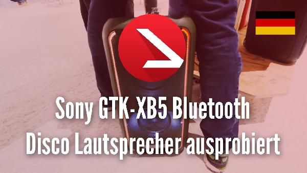 Sony GTK-XB5 leistungsstarkes One Box Party Soundsystem mit Lichteffekten für 163€ (statt 197€) Sony GTK XB5 leistungsstarkes One Box Party Soundsystem mit Lichteffekten für 163€ (statt 197€)