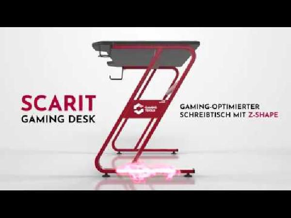 Speedlink Scarit Gaming-Tisch in Schwarz/Rot für 99,99€ (statt 139€) Speedlink Scarit Gaming Tisch in Schwarz/Rot für 99,99€ (statt 139€)