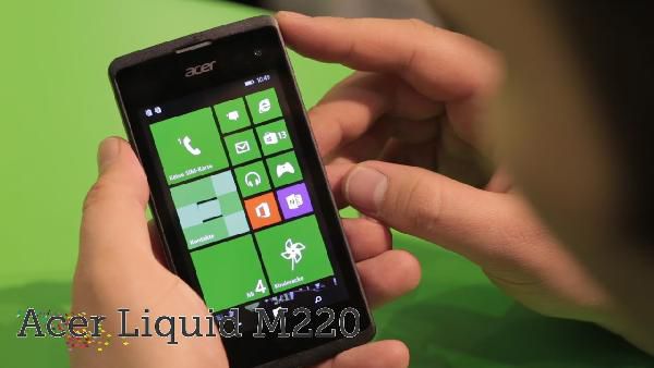 Acer Liquid M220 - 4 Zoll Windows 8.1 Smartphone für 51,99€ (statt 101€) Acer Liquid M220 4 Zoll Windows 8.1 Smartphone für 51,99€ (statt 101€)