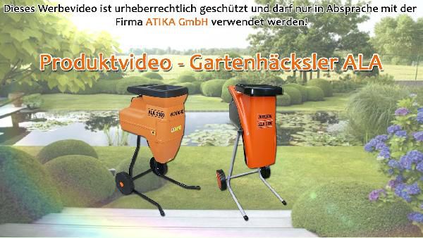 ATIKA ALA 2800 Gartenhäcksler (2. Wahl) für 99,95€ (statt 153€) ATIKA ALA 2800 Gartenhäcksler (2. Wahl) für 99,95€ (statt 153€)
