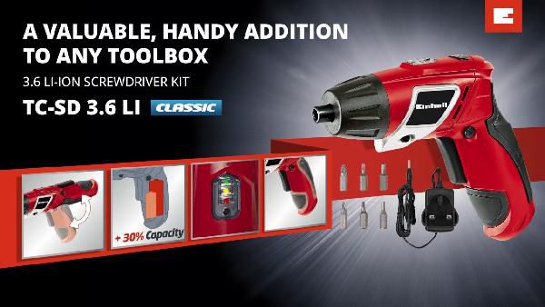 EINHELL TC-SD 3,6 Li Akkuschrauber für 16€ (statt 22€) EINHELL TC SD 3,6 Li Akkuschrauber für 16€ (statt 22€)