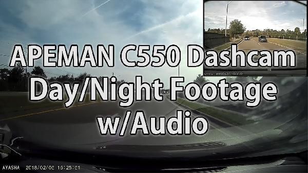 Apeman C550 - Dashcam (1080p) inkl. Rückkamera für 49,95€ (statt 70€) Apeman C550 Dashcam (1080p) inkl. Rückkamera für 49,95€ (statt 70€)