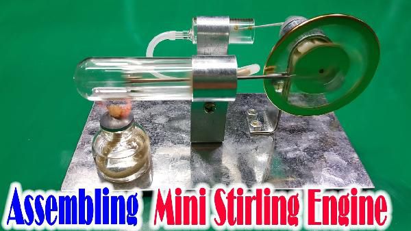 Heißluftmotor (Stirling-Motor) für 12,74€ Heißluftmotor (Stirling Motor) für 12,74€