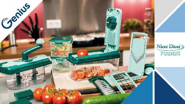 Nicer Dicer Fusion 13-teiliger Multischneider für Gemüse für 15€ (statt 41€) - PayDirekt Nicer Dicer Fusion 13 teiliger Multischneider für Gemüse für 15€ (statt 41€) PayDirekt