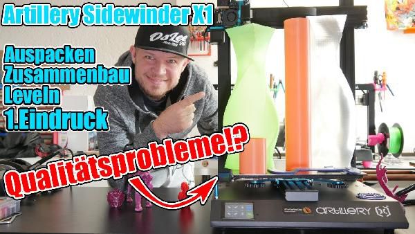 Artillery Sidewinder X1 V4 - 3D Drucker mit Direct Drive Extruder für 316,99€ (statt 390€) - aus PL Artillery Sidewinder X1 V4 3D Drucker mit Direct Drive Extruder für 316,99€ (statt 390€) aus PL