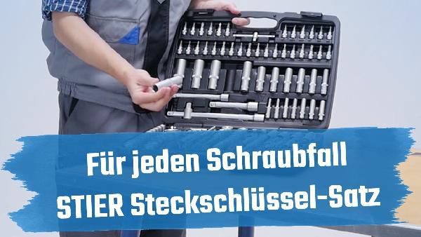 STIER 179-teiliger Steckschlüssel-Satz (1/4'' 3/8'' 1/2'') für 53,51€ (statt 79€) STIER 179 teiliger Steckschlüssel Satz (1/4 3/8 1/2) für 53,51€ (statt 79€)