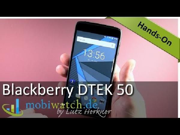 Blackberry DTEK50 - 5,2 Zoll Android Smartphone für 139€ (statt 180€) Blackberry DTEK50 5,2 Zoll Android Smartphone für 139€ (statt 180€)