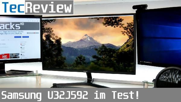 Samsung U32J592UQU 32 Samsung U32J592UQU 32 Ultra HD Monitor mit 3840x2160 Pixeln für 298€ (statt 400€)