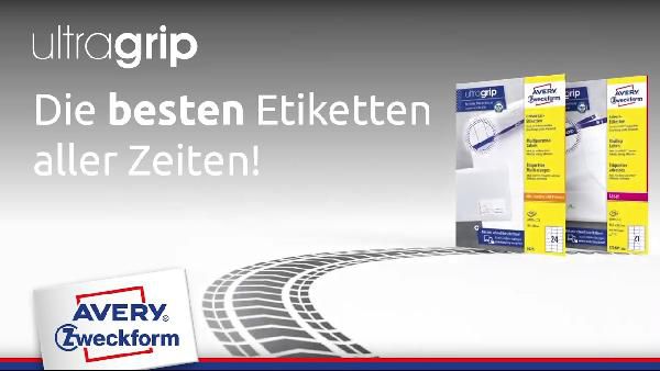 Gratis: Musterset Gratis: Musterset ultragrip Etikettenbögen bestellen