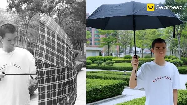 Xiaomi KongGu - Regenschirm mit automatischem Schließen & Öffnen für 13,15€ Xiaomi KongGu Regenschirm mit automatischem Schließen & Öffnen für 13,15€