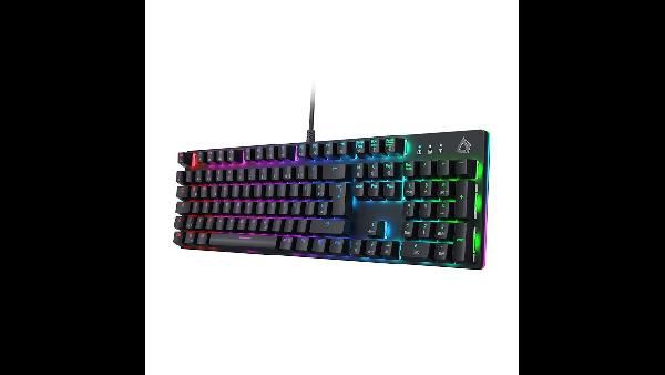AUKEY KM-G12 - mechanische Gaming Tastatur mit LED-Beleuchtung, 105 Tasten & Anti-Ghosting für 49,99€ (statt 65€) AUKEY KM G12 mechanische Gaming Tastatur mit LED Beleuchtung, 105 Tasten & Anti Ghosting für 49,99€ (statt 65€)