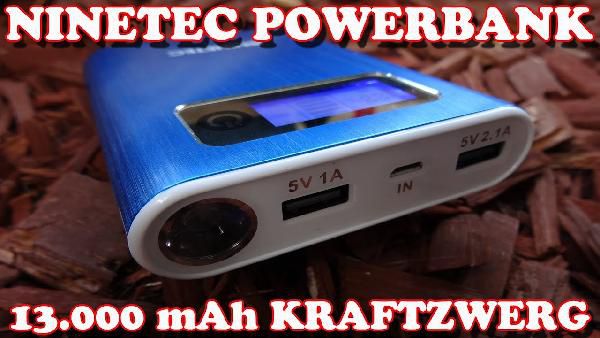 NINETEC NT-568 Premium Aluminium Power Bank 13.400 mAh für 11,99€ (statt 30€) NINETEC NT 568 Premium Aluminium Power Bank 13.400 mAh für 11,99€ (statt 30€)