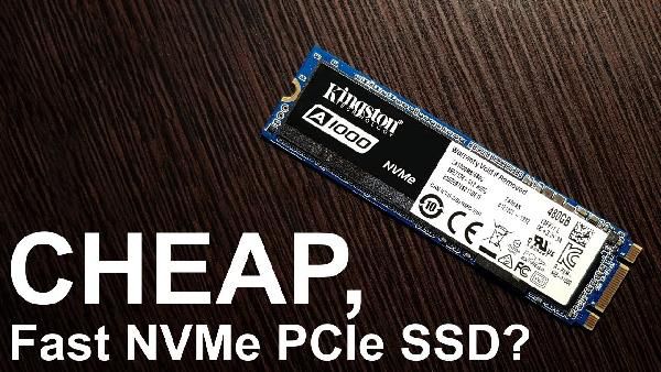 Kingston A1000 - 480 GB SSD M.2 NVMe für 66€ (statt 79€) Kingston A1000 480 GB SSD M.2 NVMe für 66€ (statt 79€)