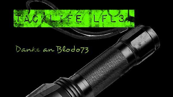 Tacklife LFL3A - Taschenlampe mit CREE LED 1300lm & 250m Reichweite für 8,99€ (statt 26€) Tacklife LFL3A Taschenlampe mit CREE LED 1300lm & 250m Reichweite für 8,99€ (statt 26€)