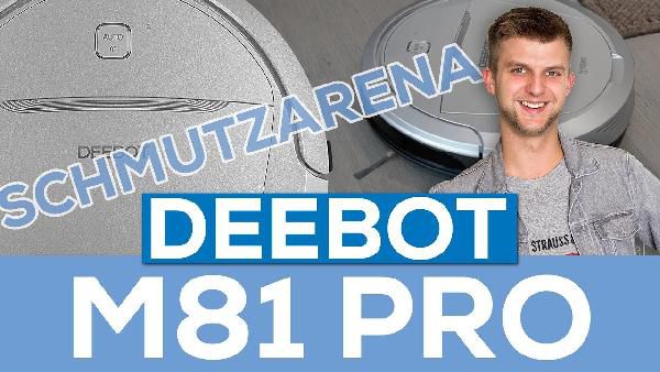 ECOVACS DEEBOT M81Pro Saugroboter in silber für 188€ (statt 239€) ECOVACS DEEBOT M81Pro Saugroboter in silber für 188€ (statt 239€)