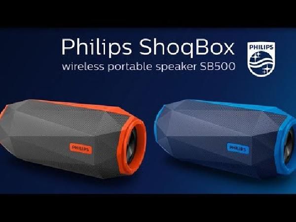Philips Shoqbox SB500B/00 Bluetooth Lautsprecher für 129€ Philips Shoqbox SB500B/00 Bluetooth Lautsprecher für 129€