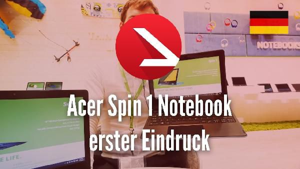 ACER Spin 1 - 13.3 Zoll Convertible mit 128 GB Speicher und 4 GB RAM für 432€ ACER Spin 1 13.3 Zoll Convertible mit 128 GB Speicher und 4 GB RAM für 432€