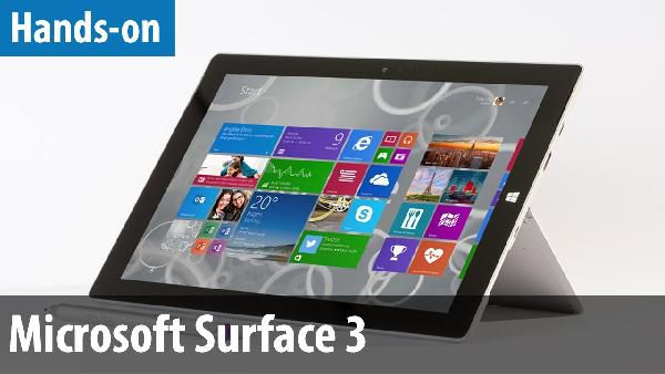 Microsoft Surface 3 - 10,8 Zoll Tablet mit 32GB für 249,95€ (statt 305€) Microsoft Surface 3 10,8 Zoll Tablet mit 32GB für 249,95€ (statt 305€)