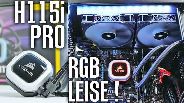 Corsair H115i PRO 280 mm Radiator Wasserkühler RGB-Beleuchtung für 94,95€ (statt 123€) Corsair H115i PRO 280 mm Radiator Wasserkühler RGB Beleuchtung für 94,95€ (statt 123€)