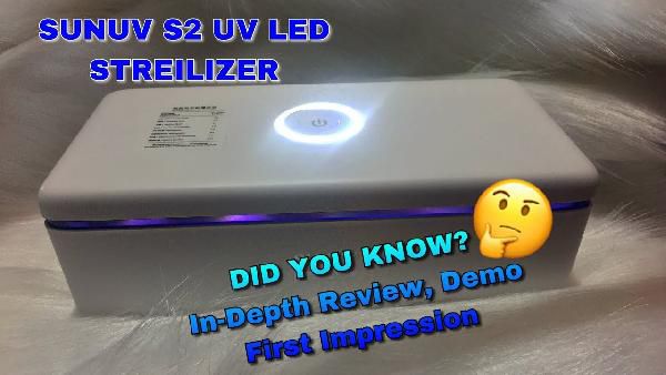 SUNUV S2 UV LED Sterilisator für 39,99€ (statt 80€) SUNUV S2 UV LED Sterilisator für 39,99€ (statt 80€)