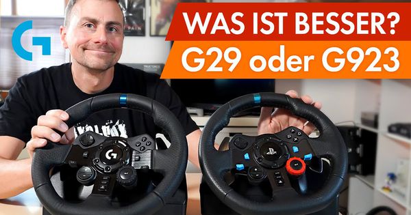 Logitech G923 TRUEFORCE Gaming Rennlenkrad mit Pedalen