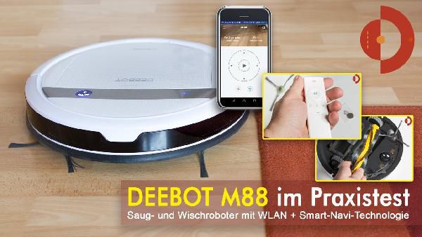 Ecovacs Deebot M88 Saug- und Wischroboter als Ecovacs Deebot M88 Saug und Wischroboter als Vorführware für 149€ (statt 260€)