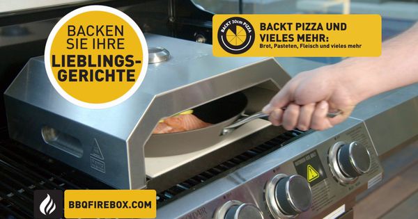 buschbeck Pizzabox Holzkohlegrill für Gas 35,94€ 53€) + (statt für